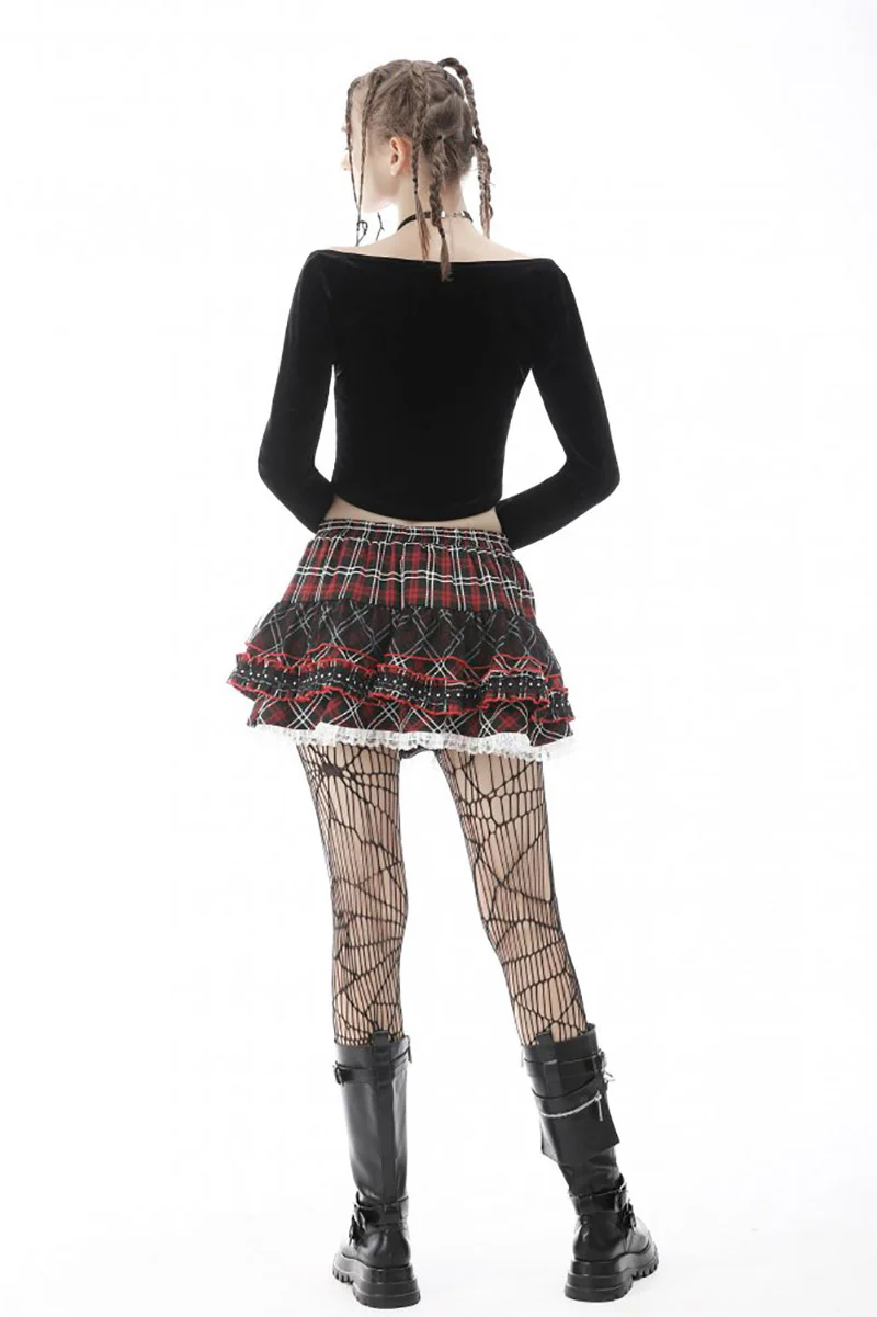 Punk Cupcake Plaid Skirt - Image 3