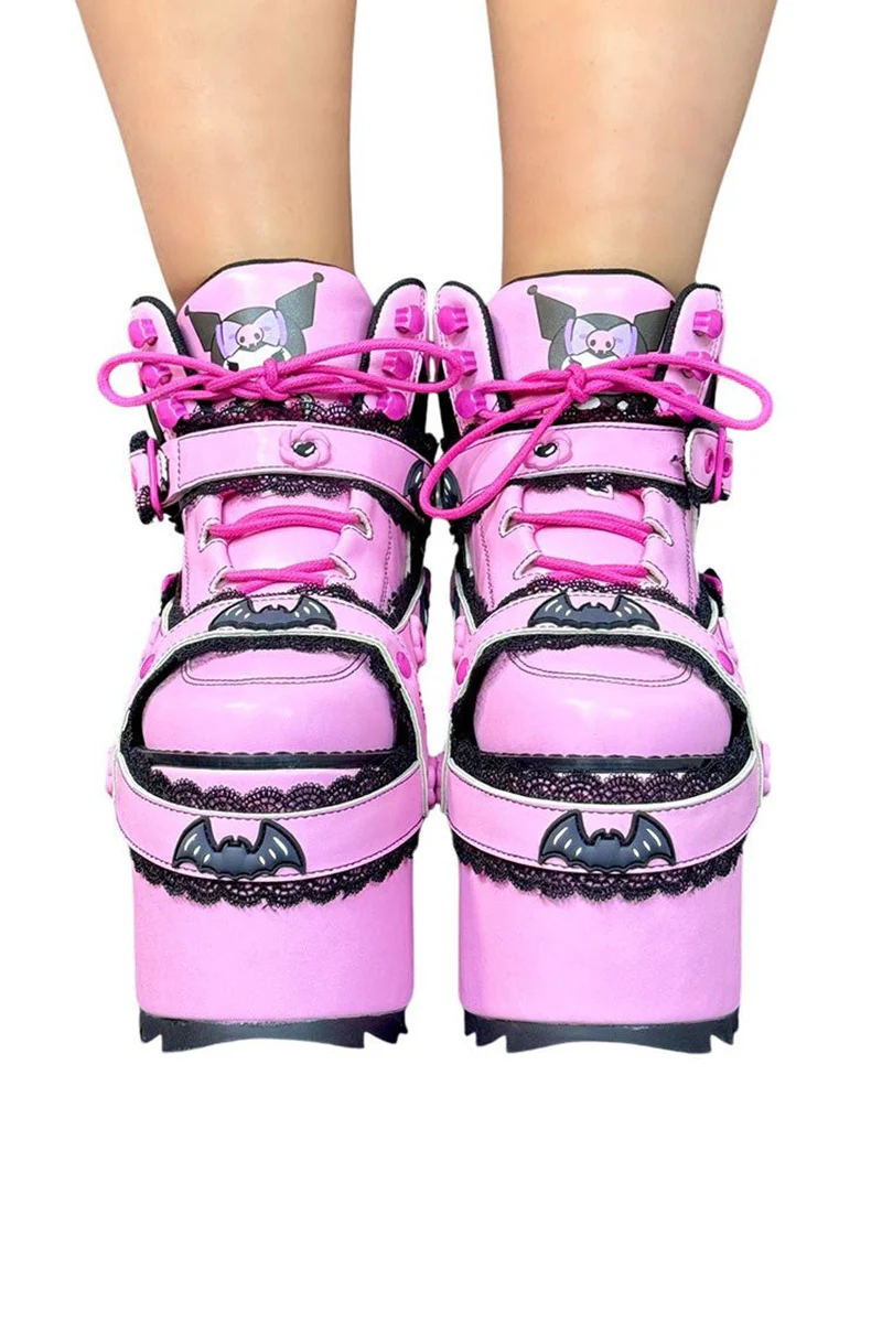 Qozmo Bndg Kuromi Platforms [Pink] [NO RESTOCKS] - Image 4