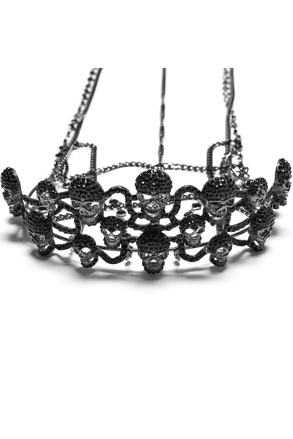 Queen of the Dead Black Skull Crown [Black] - Image 4