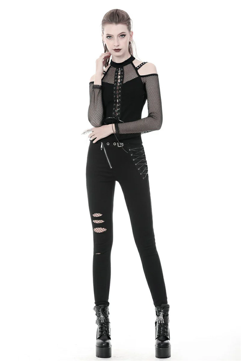 Queen of the Occult Fishnet Top - Image 3