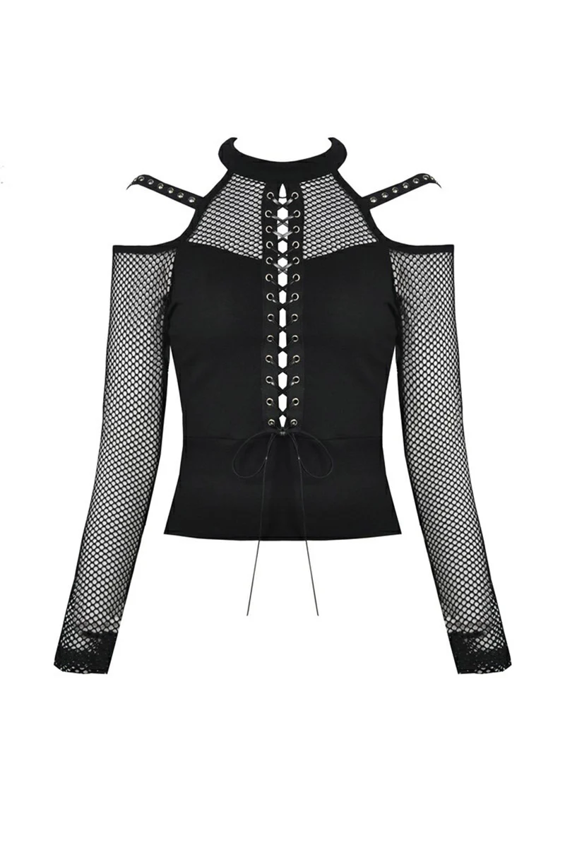 Queen of the Occult Fishnet Top - Image 6