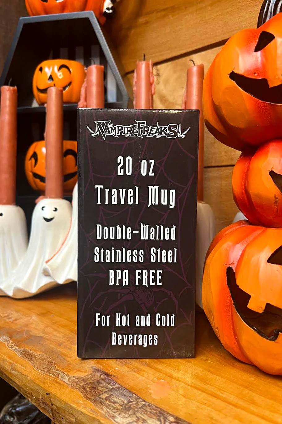 Quoth The Raven 20 oz Travel Mug - Image 8