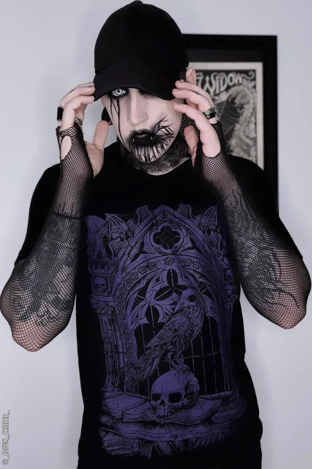 Quoth the Raven T-shirt [PURPLE] - Image 10