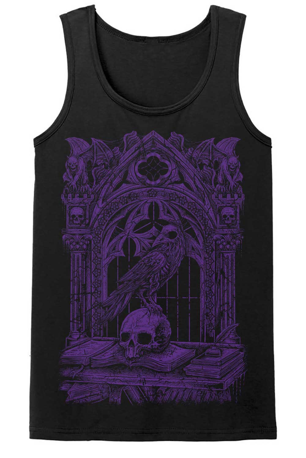 Quoth the Raven T-shirt [PURPLE] - Image 8