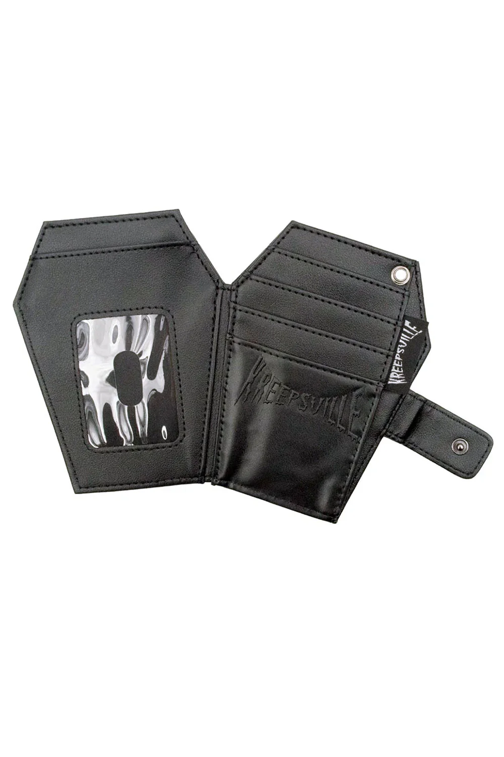 RIP Bat Embossed Coffin Wallet - Image 2