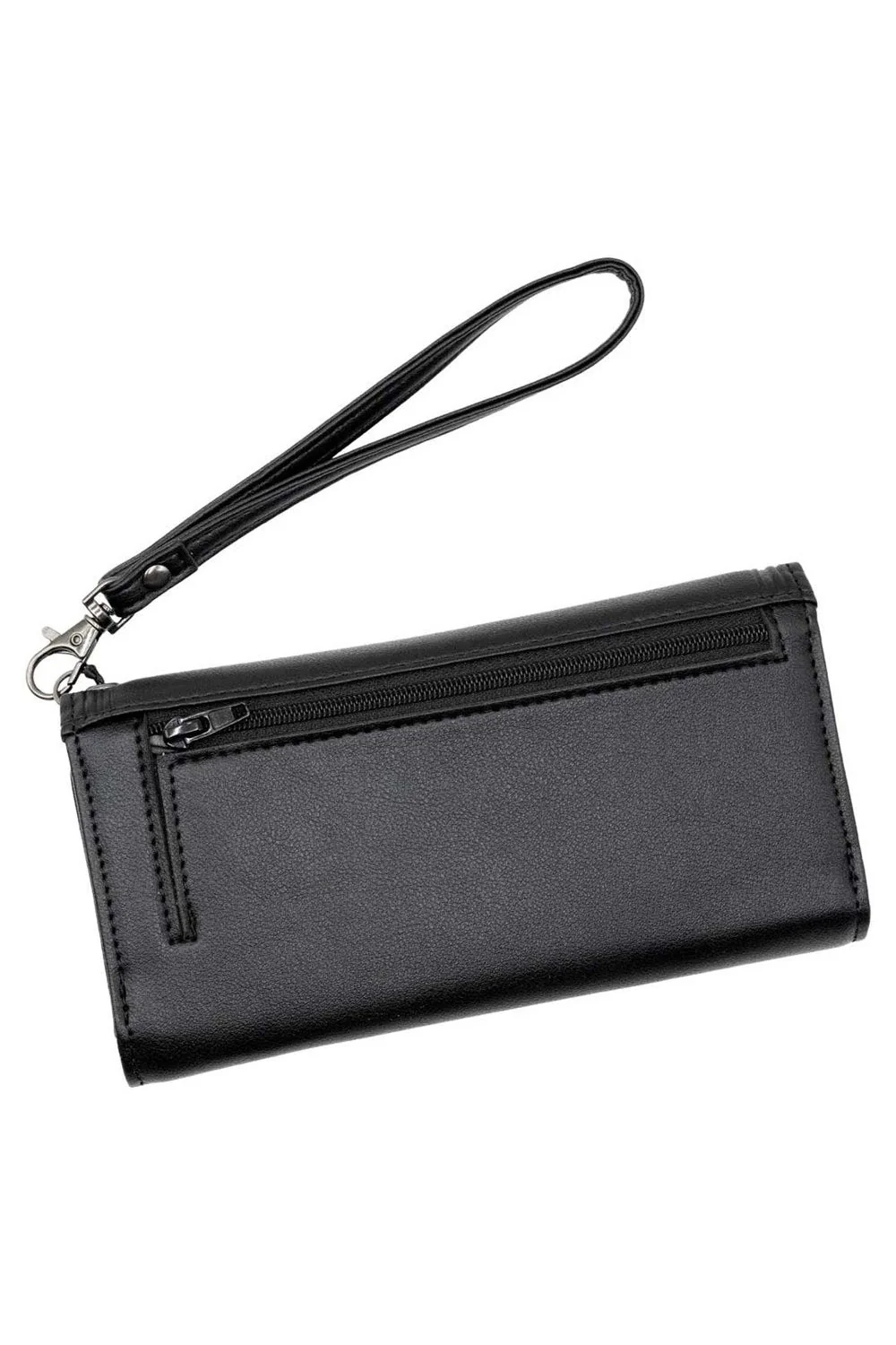RIP Bat Embossed Trifold Wallet - Image 4