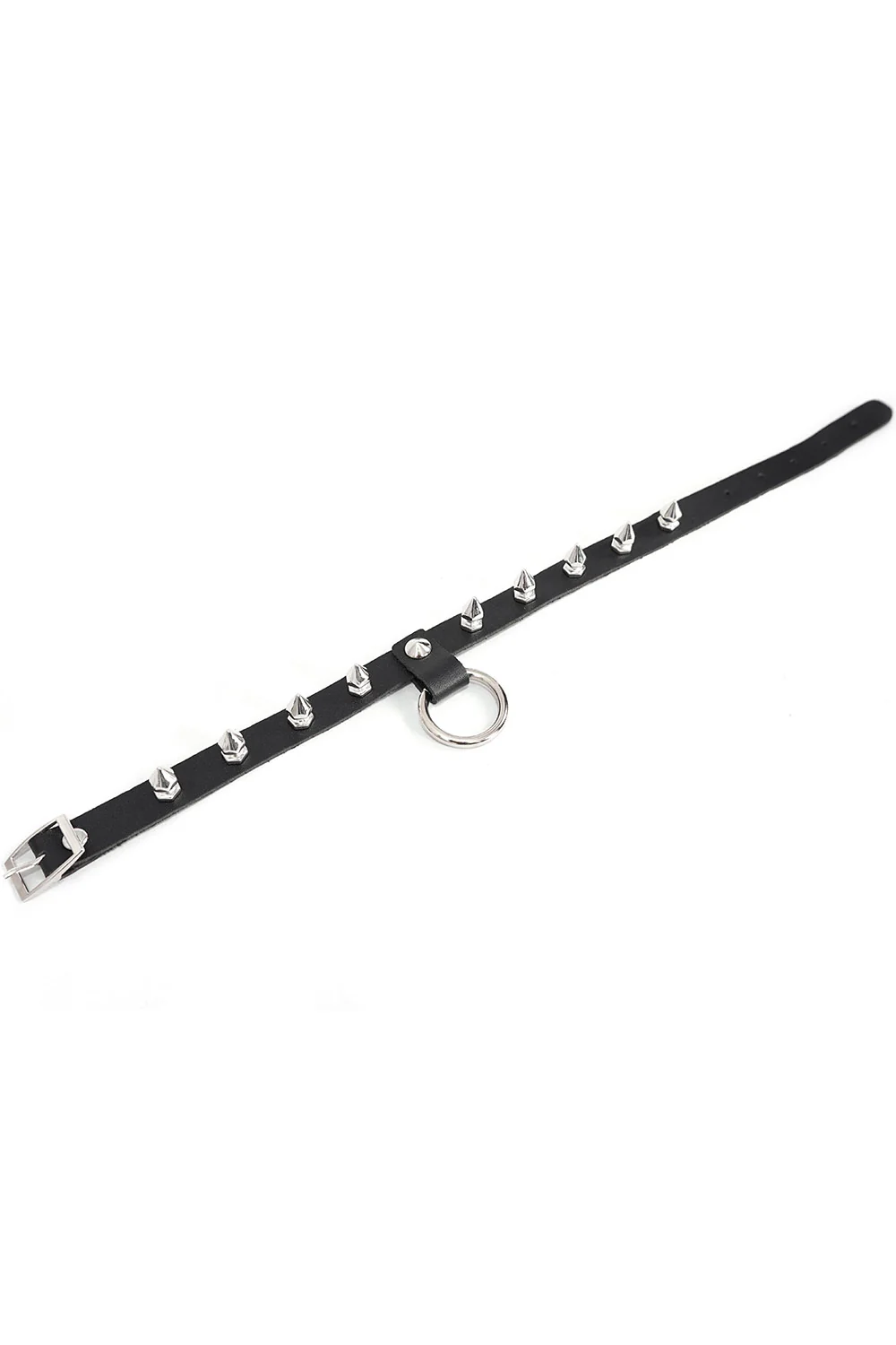 Rivet Spiked O-Ring Choker - Image 5