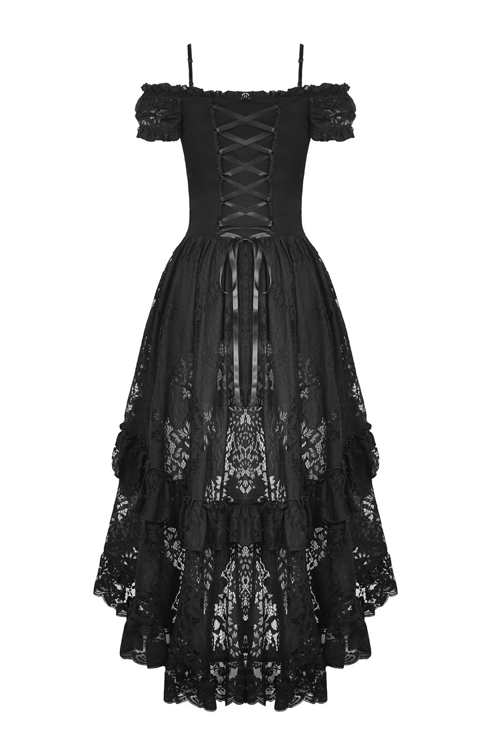 Romantic Ruffles High Low Dress - Image 6