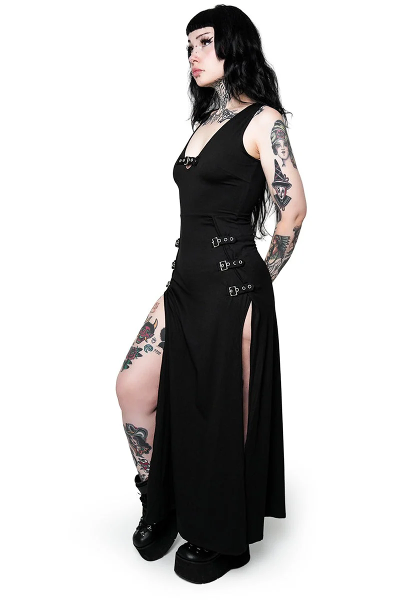 Rosetta Buckle Maxi Dress - Image 3
