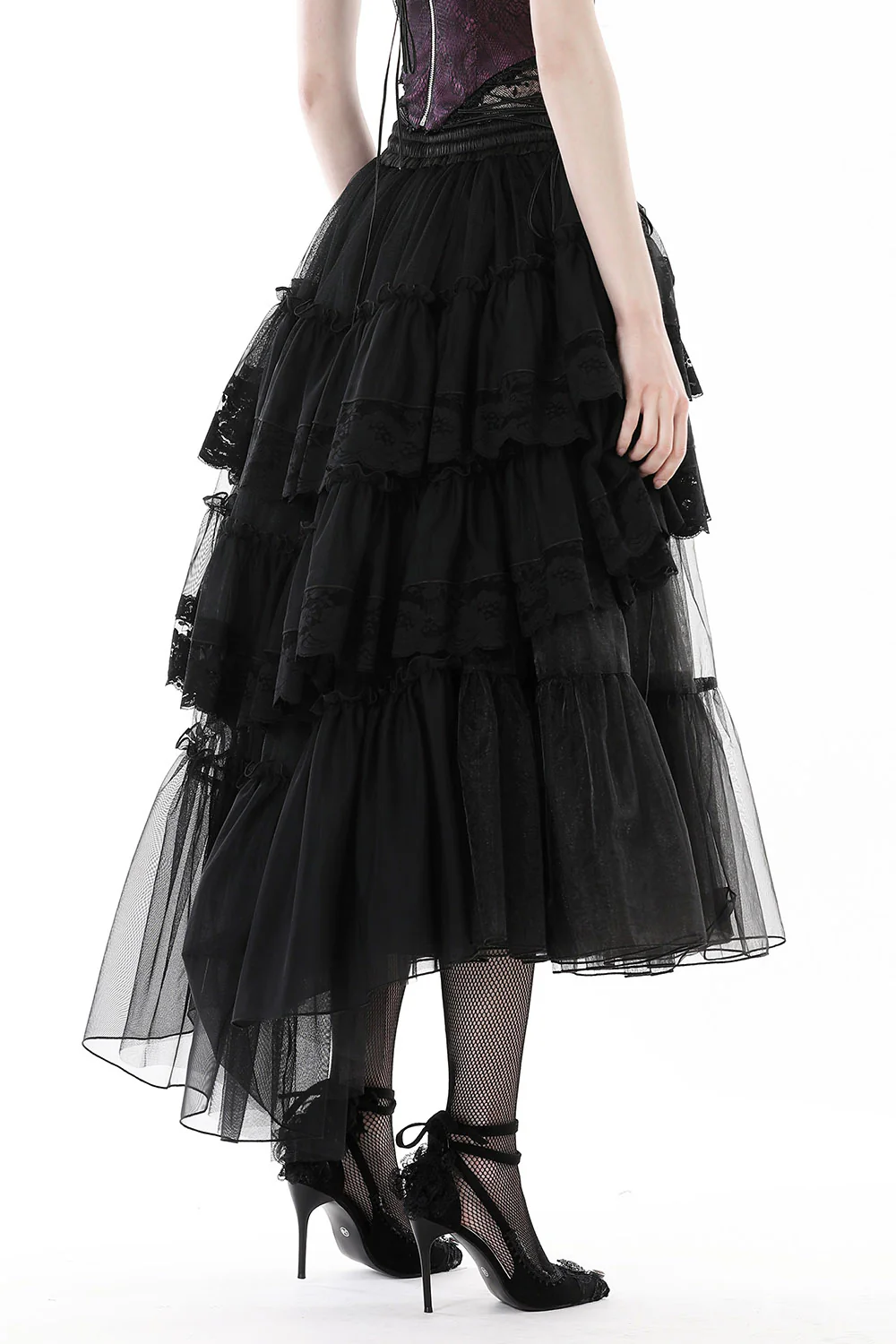 Ruffled Bustle Tulle Skirt - Image 5