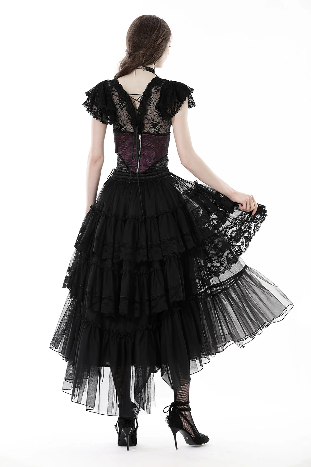 Ruffled Bustle Tulle Skirt - Image 7