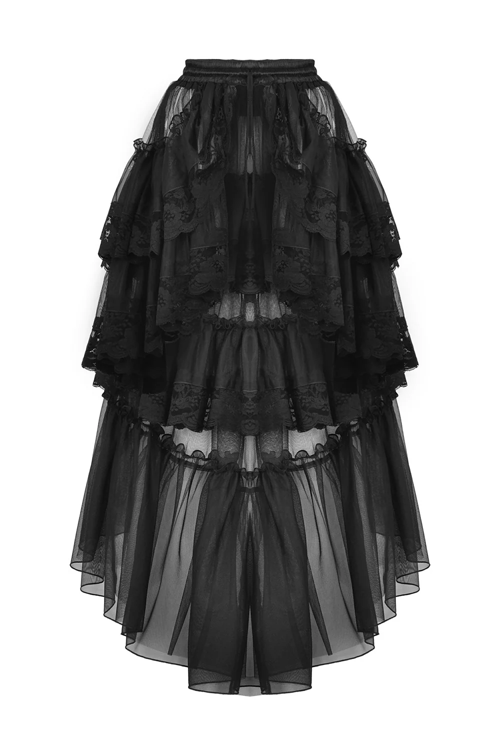 Ruffled Bustle Tulle Skirt - Image 8
