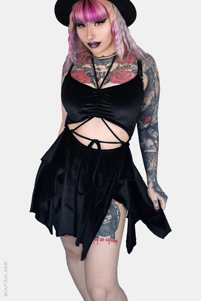 Sabbath Mini Dress [Black] - Image 5