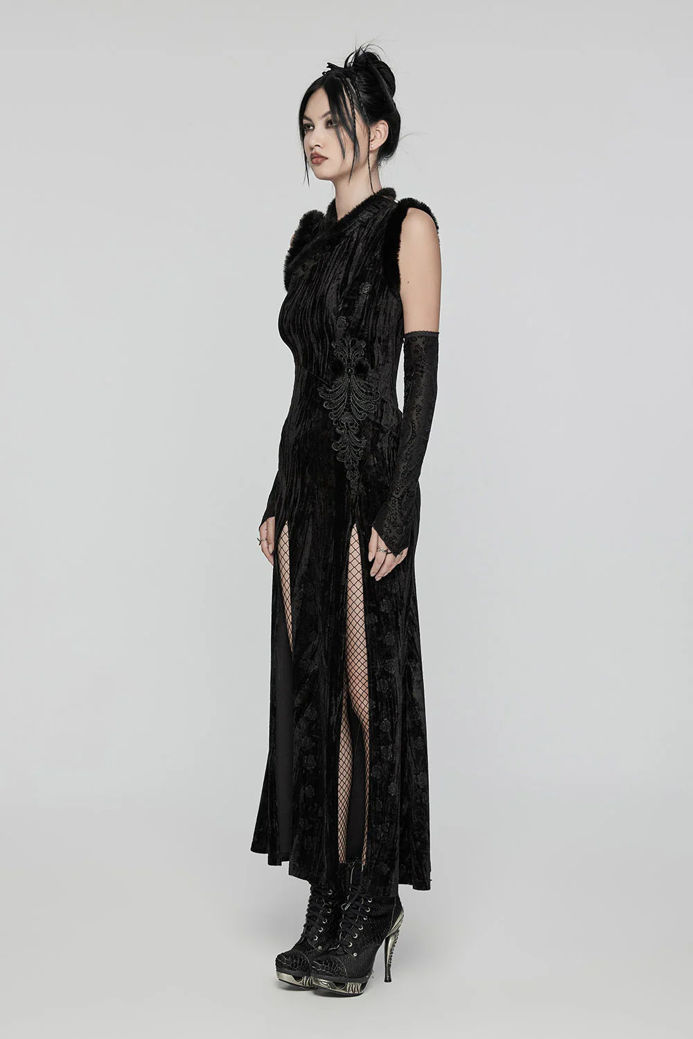 Sanctum Gothic Dress & Glove Set - Image 5