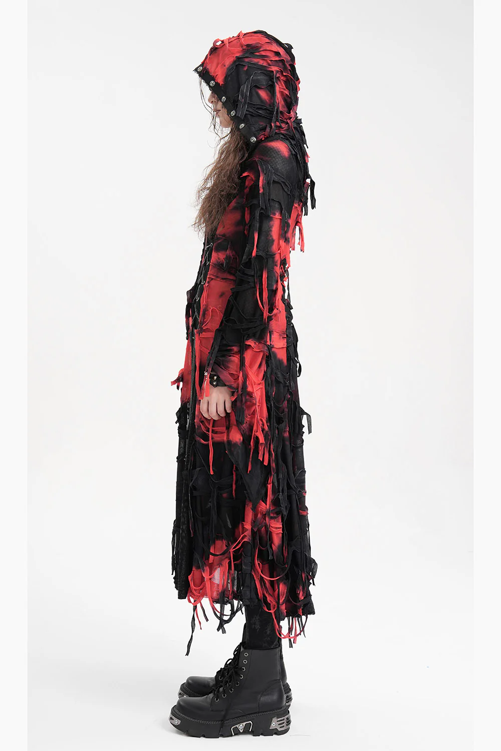 Scavenger Shredded Hooded Cardigan - Image 5