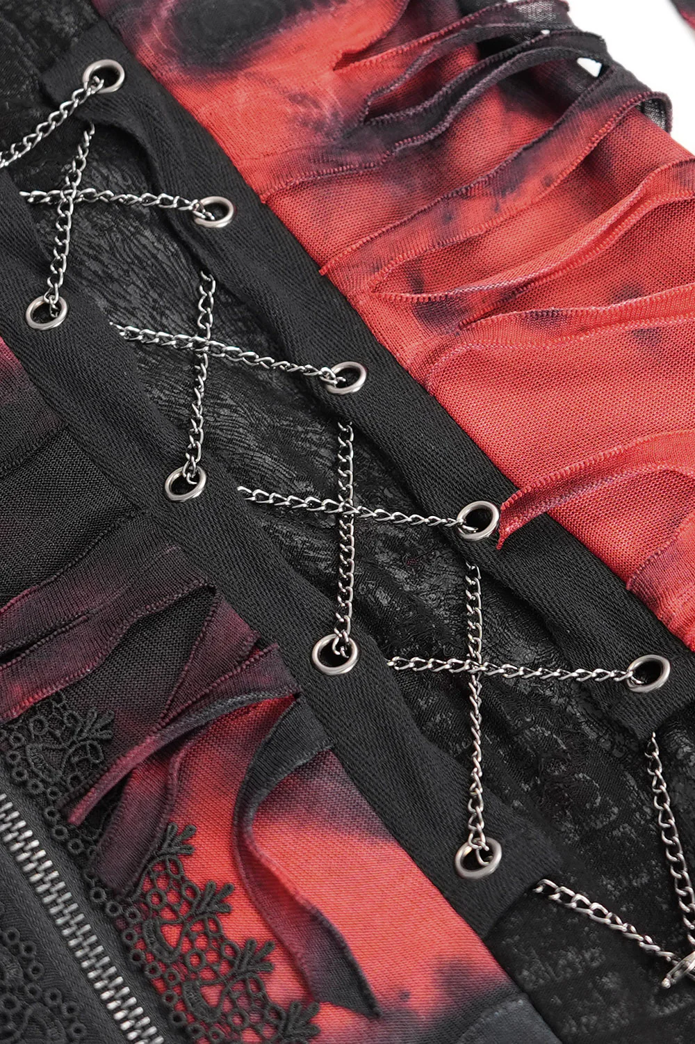 Scavenger Shredded Hooded Cardigan - Image 7