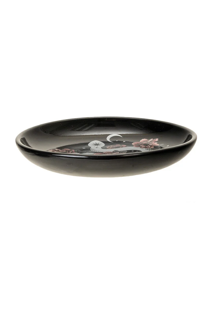 Serpentine Floral Snake Trinket Dish - Image 3