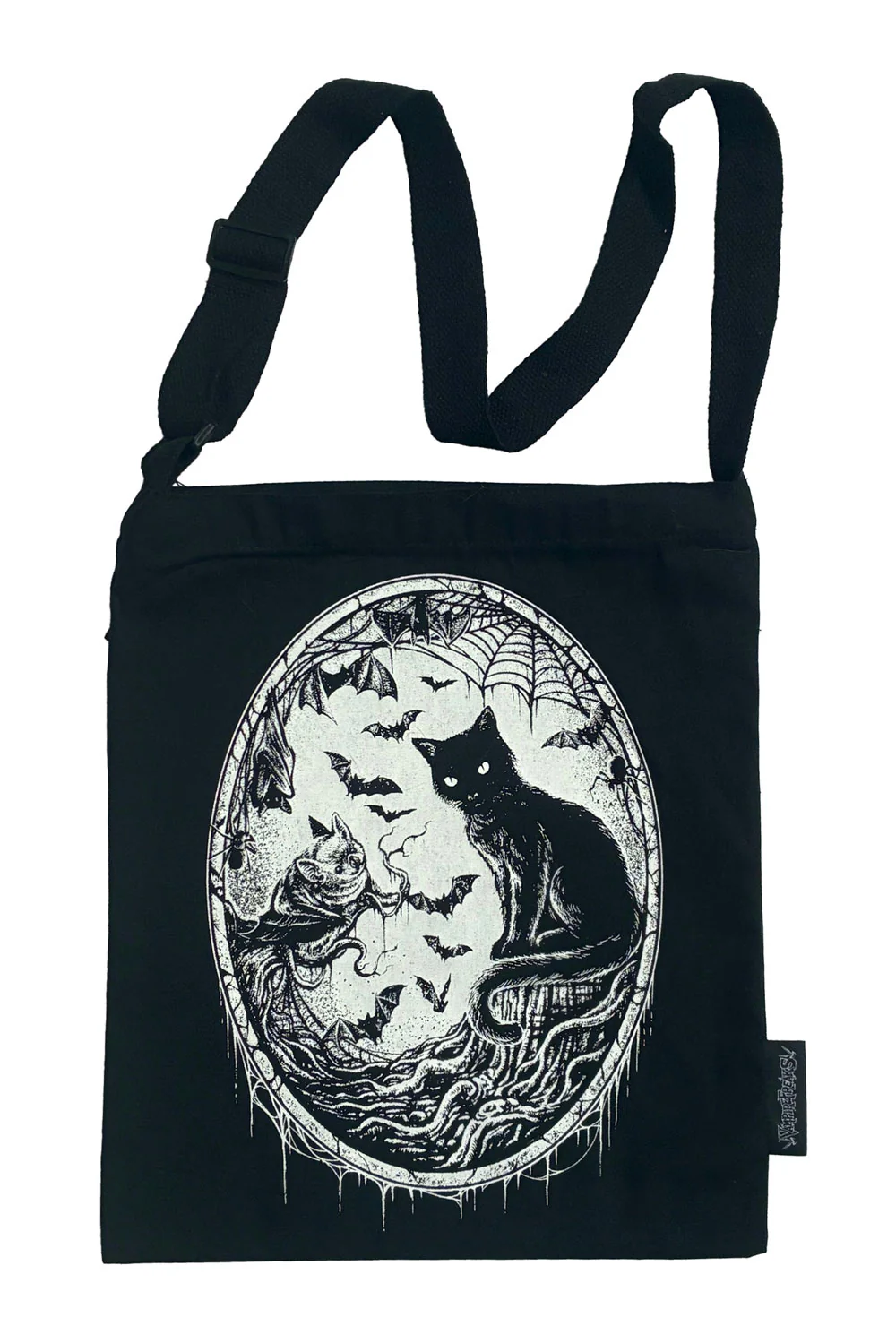 Shoulder Sling Zipper Tote Bag - Image 7