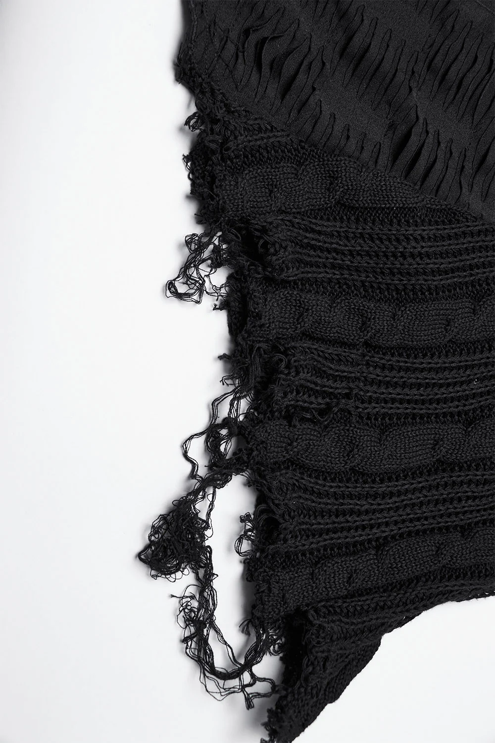 Siren's Wail Distressed Lace-Up Skirt - Image 8