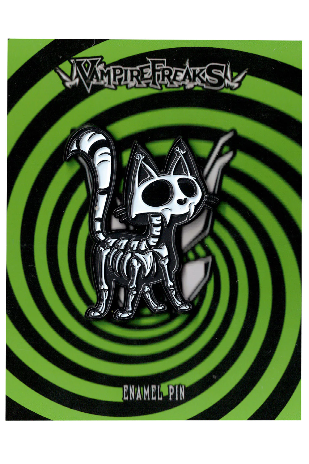 Skelekitty Enamel Pin - Image 3