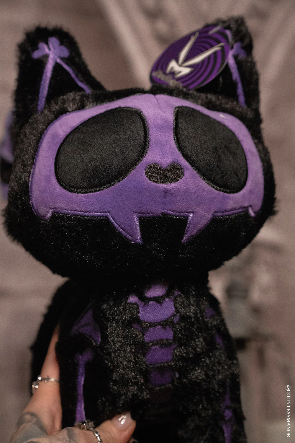 Skelekitty Plush Toy [Purple Bones Limited Edition] - Image 9