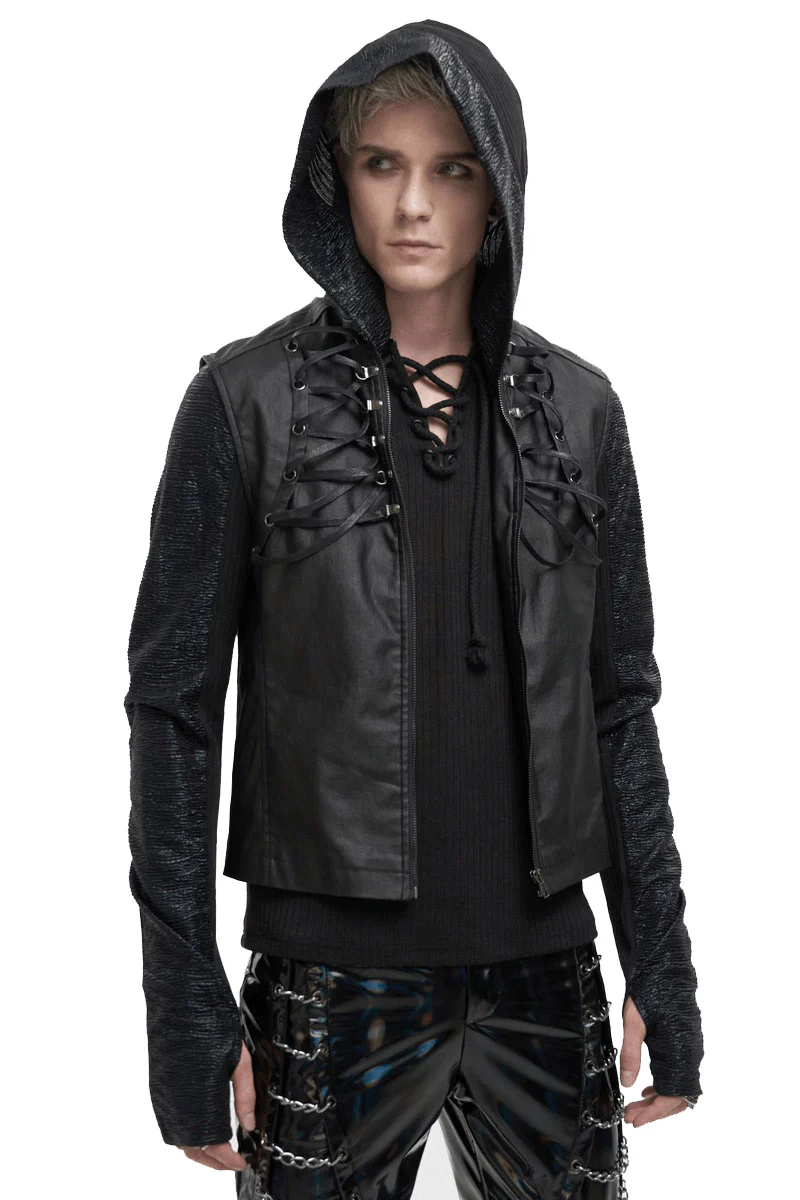 Skeletal Spine Motorcycle Vest - Image 4