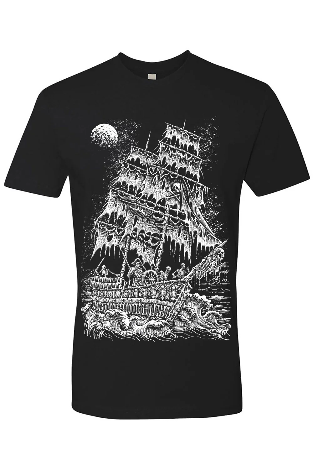 Skeleton Crew Pirate Ship T-shirt - Image 3