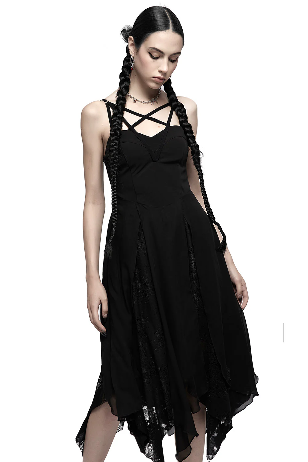 Spellcaster Chiffon Dress - Image 2