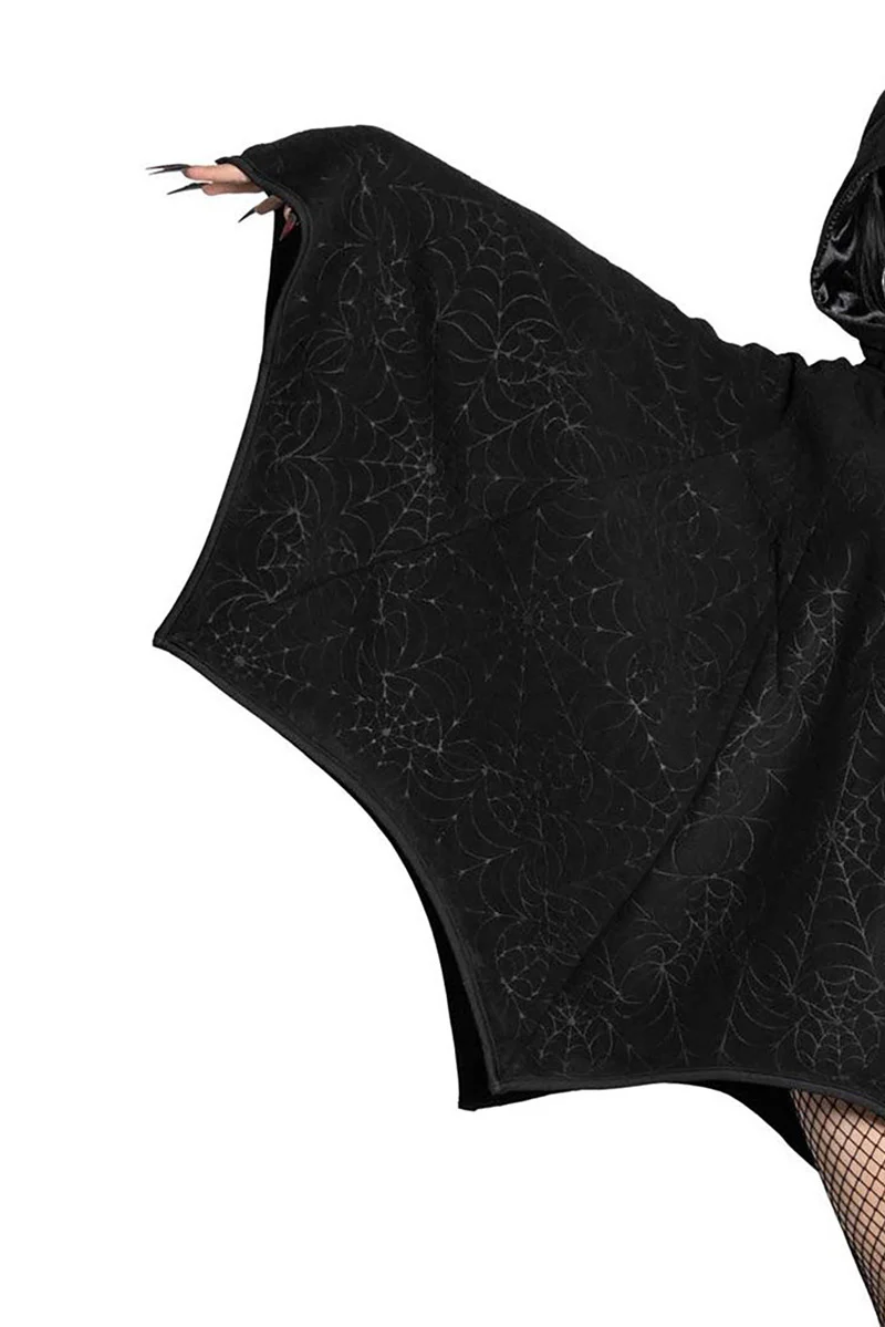 Spiderweb Embossed Web Cape - Image 2