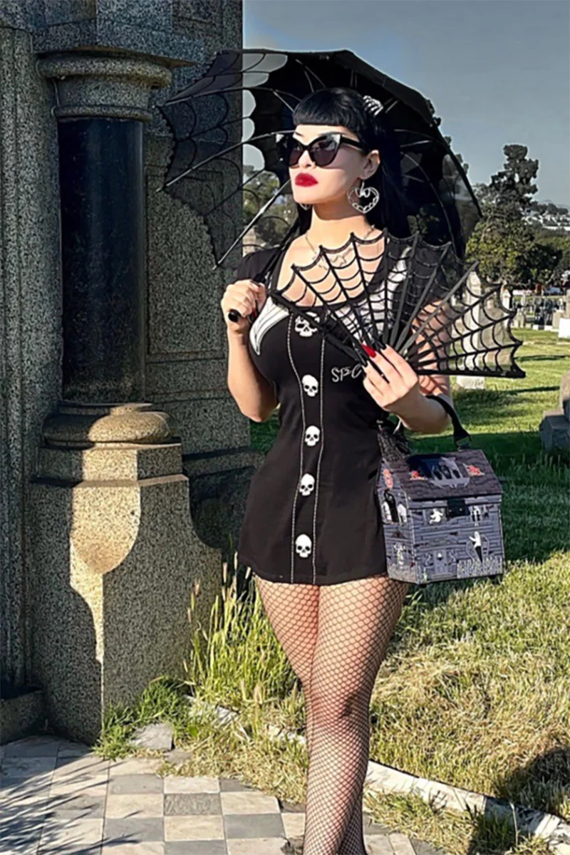 Spiderweb Lace Parasol - Image 5