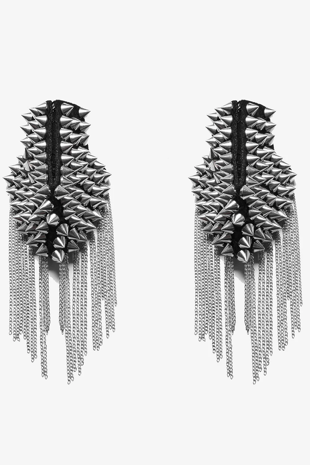 Spiked Shoulder Fishnet Bodysuit - Image 8
