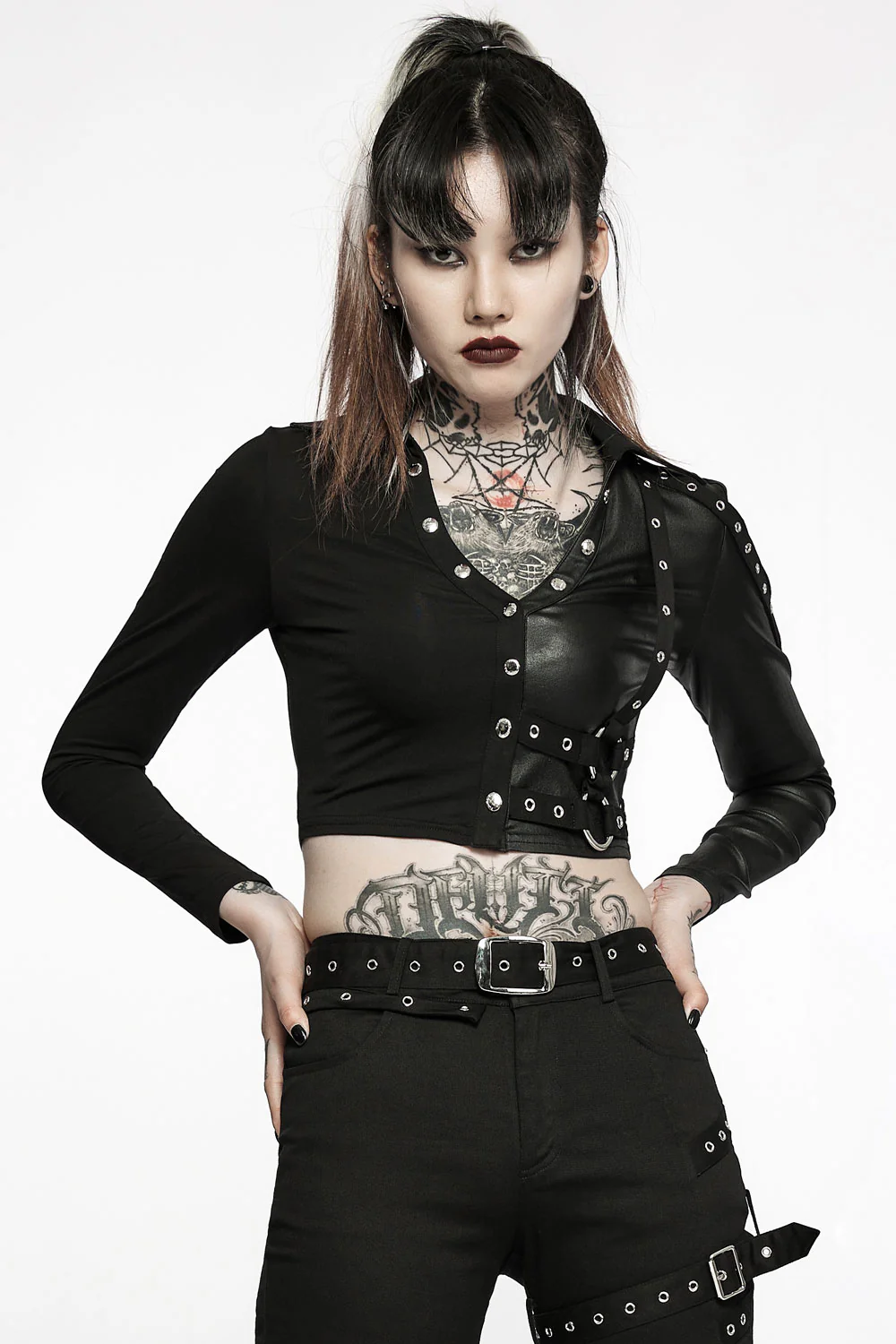 Split Personality Crop Top - Image 2