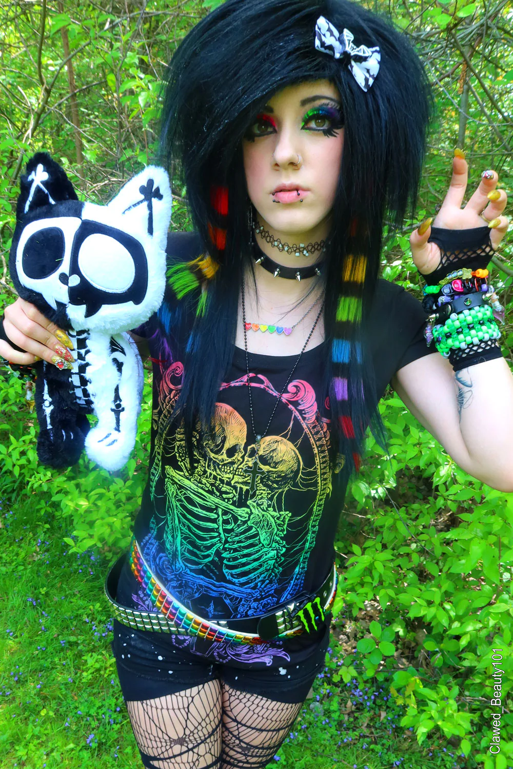 Splitzokitty Plush Toy [Black/White] [Limited Edition] - Image 10