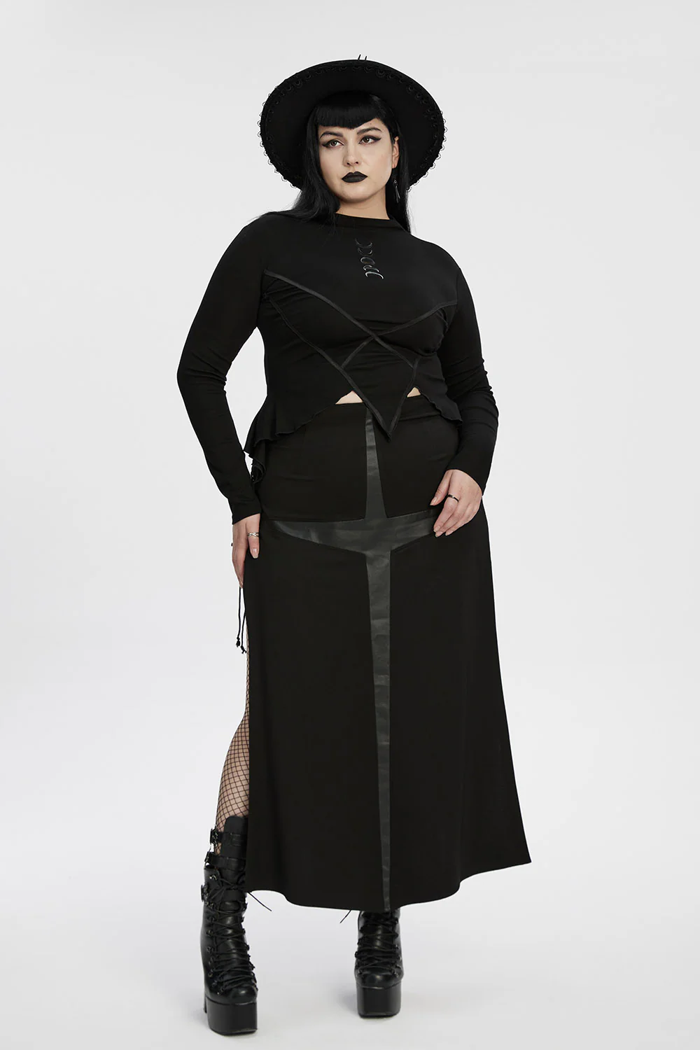 Stardust Long Sleeve Asymmetric Top - Image 3