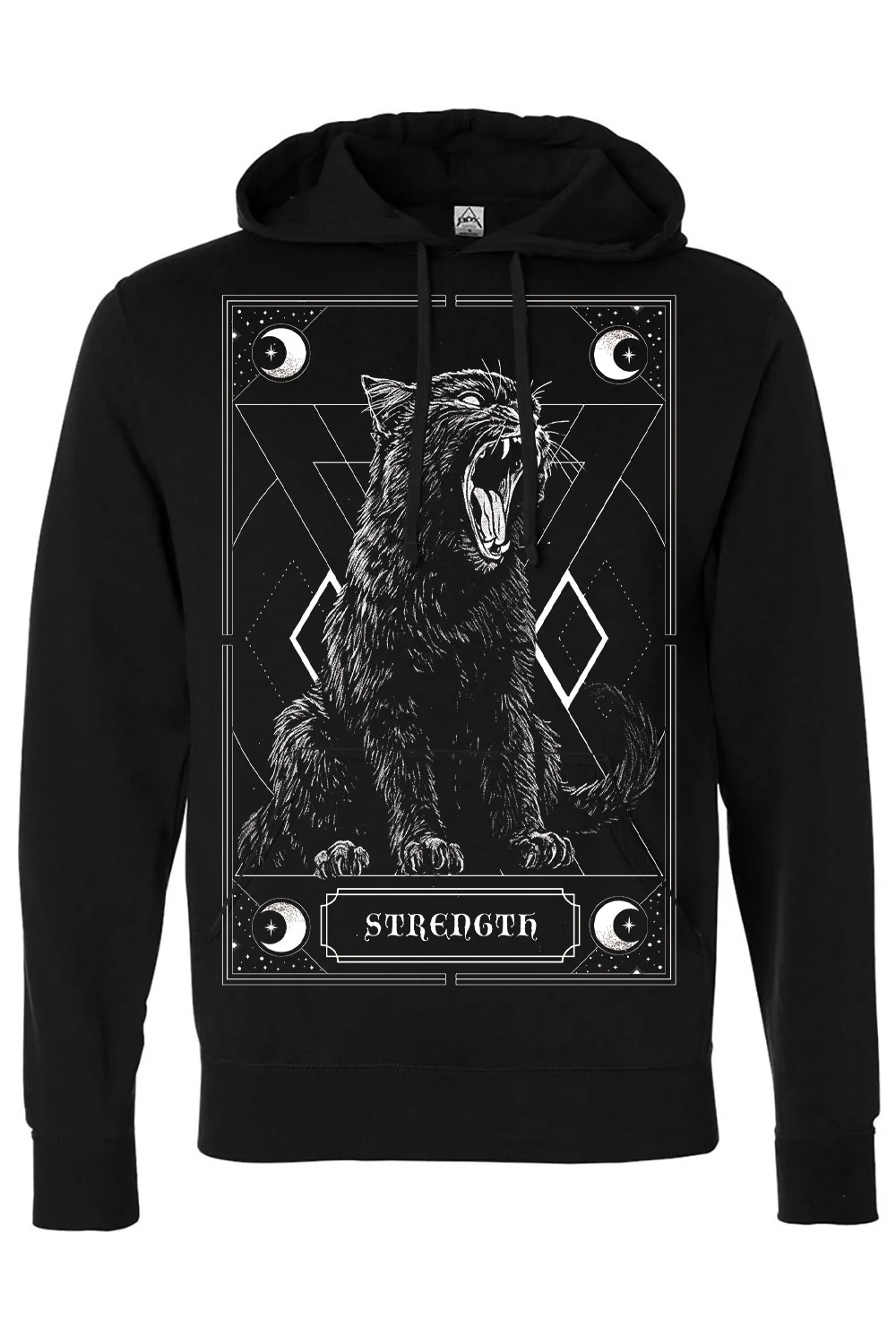 Strength Kitty Tarot Hoodie - Image 3