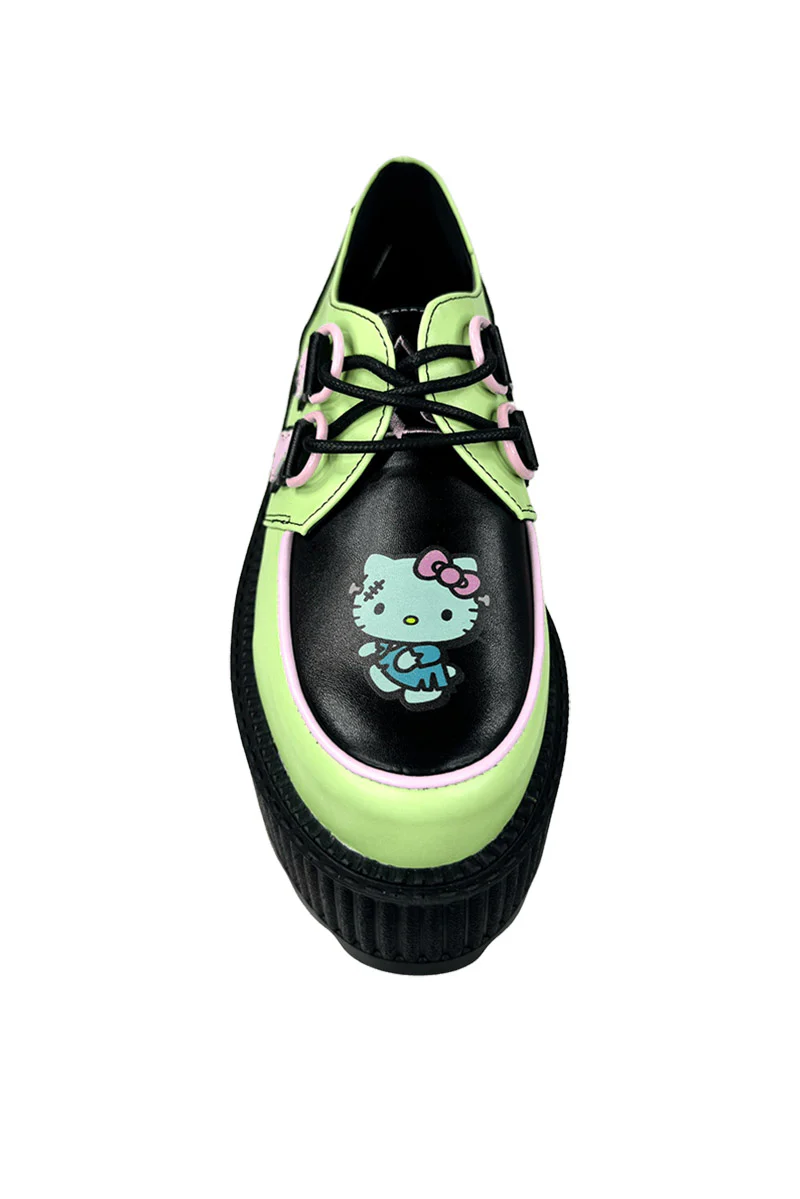 Super Kreep Frankie Hello Kitty Platforms [Green/Black] [NO RESTOCKS] - Image 3