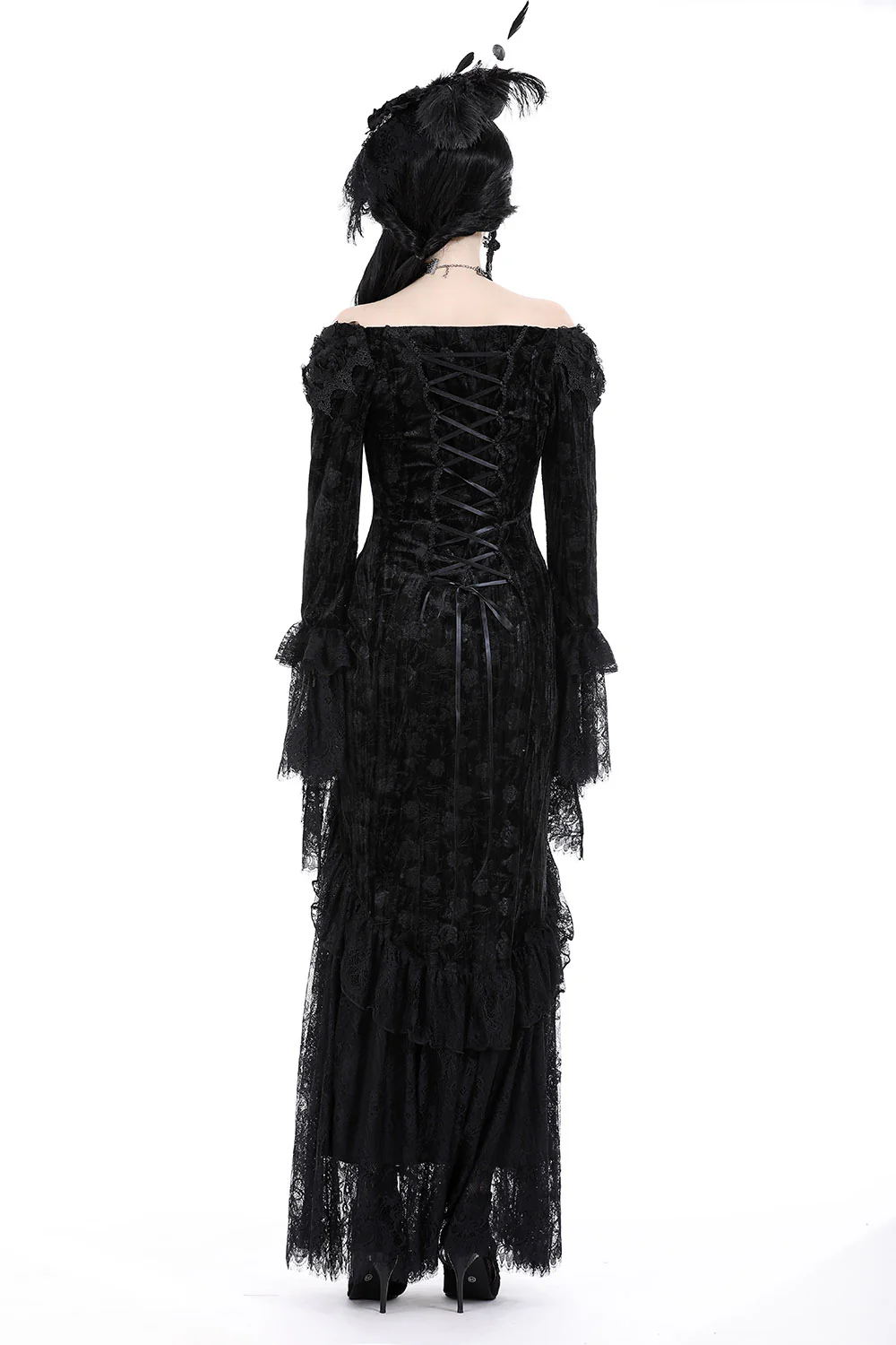 Tale as Old as Time Gothic Maxi Dress - Image 4