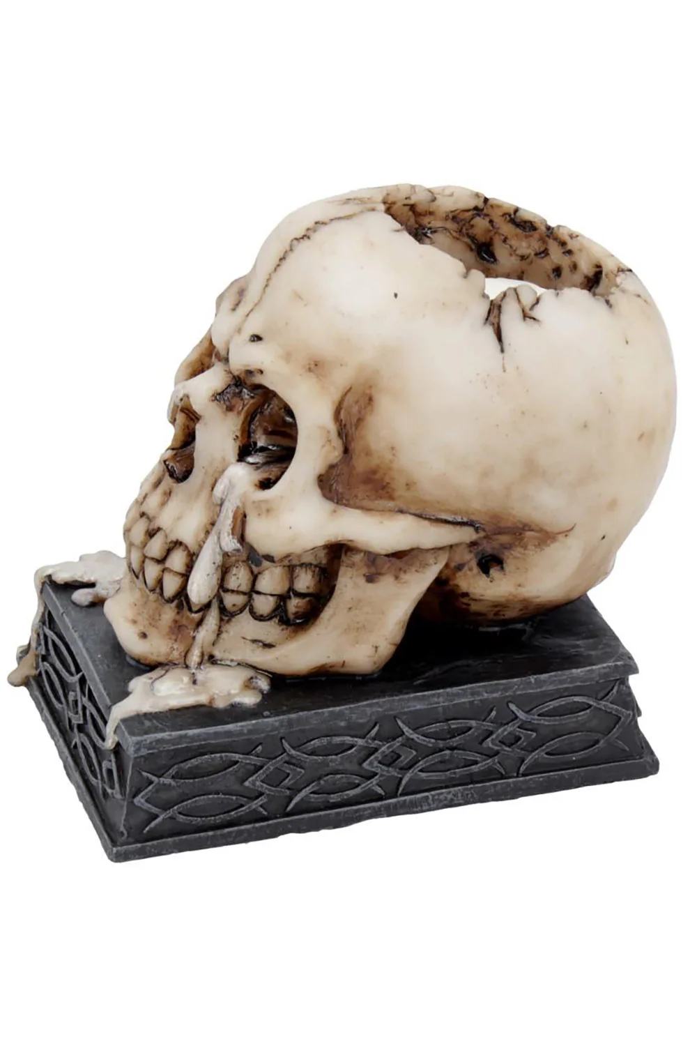 Tears of Time Wax Tears Tealight Holding Skull - Image 4