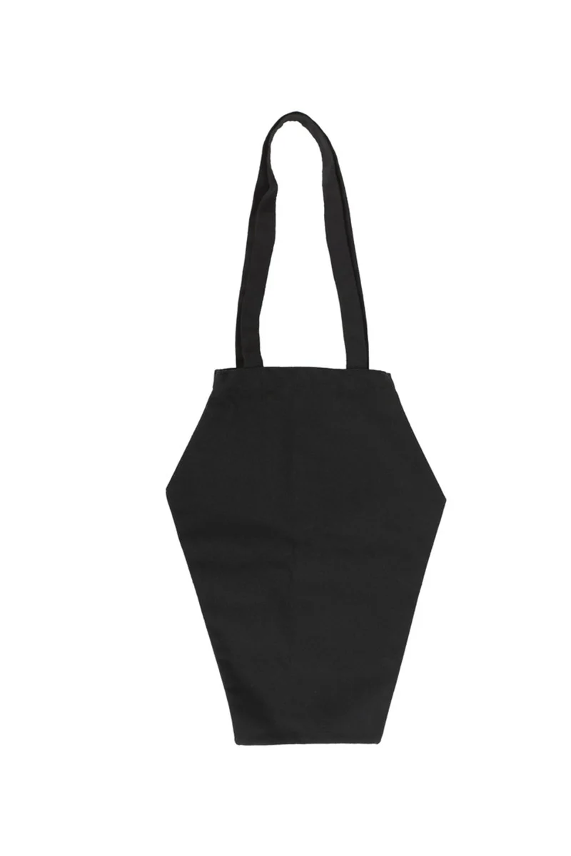 The Creepier the Better Coffin Shaped Tote Bag - Image 3
