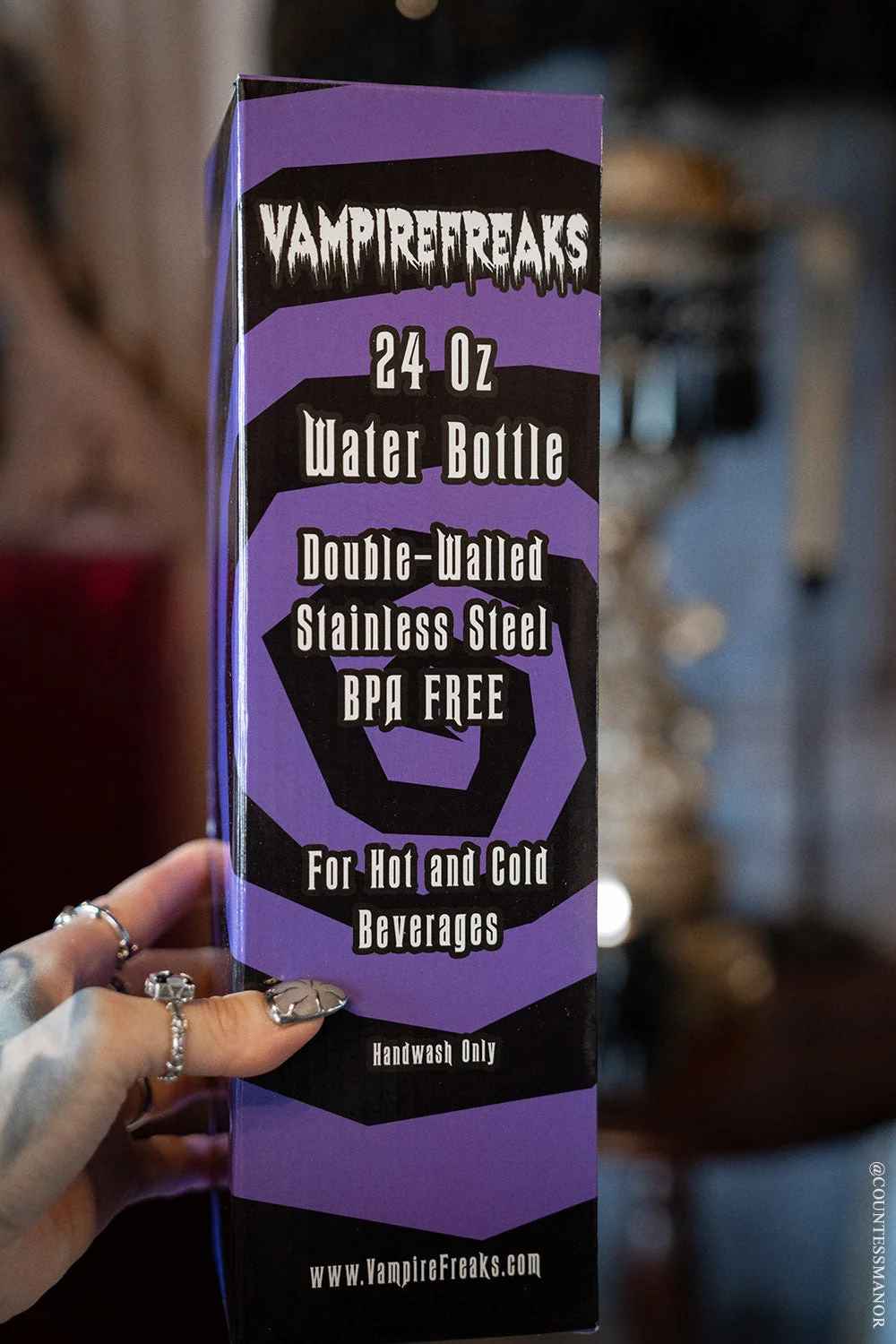 The Little Murdermaid 24 Oz Water Bottle Tumbler - Image 4