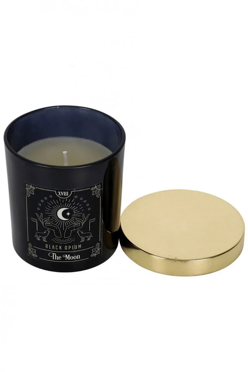 The Moon Tarot Candle [Black Opium Scent] - Image 3
