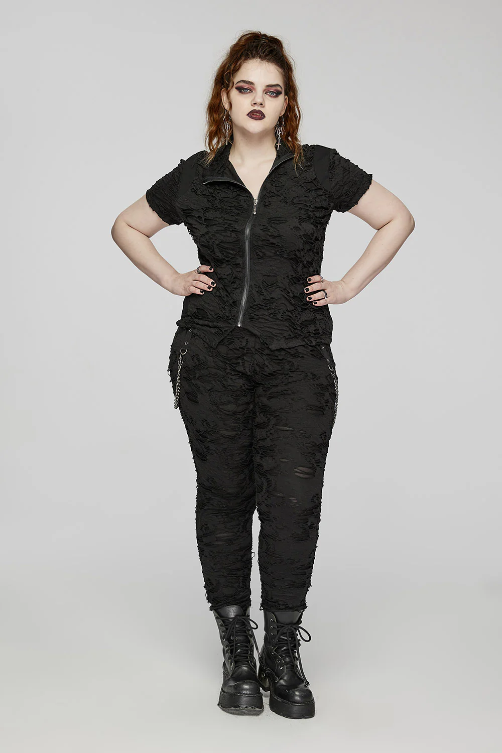 Tomb Raider Apocalyptic Turtleneck Top [Plus Size] - Image 2