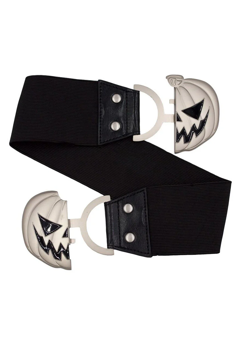 Trick or Treat Pumpkin Elastic Belt - Image 3