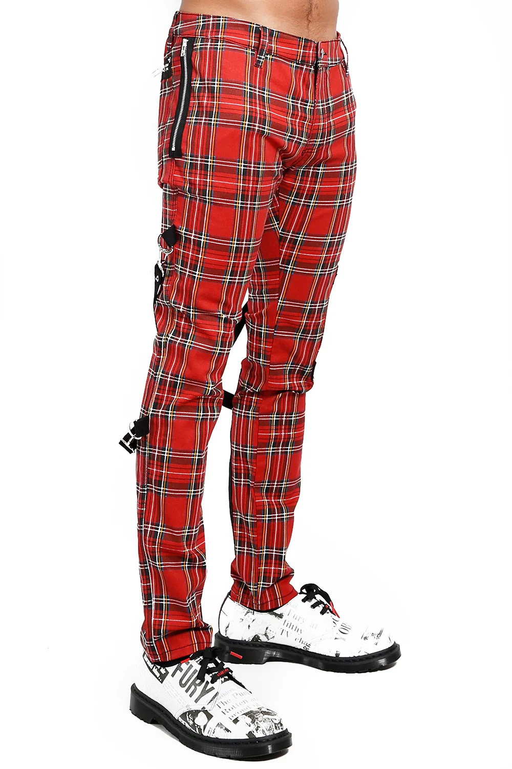 Tripp NYC Chaos Pants [Red Plaid] - Image 4