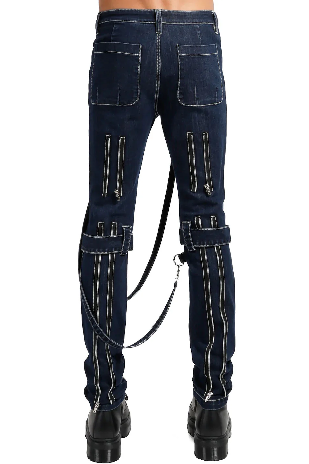 Tripp NYC Denim Bondage Pants - Image 3