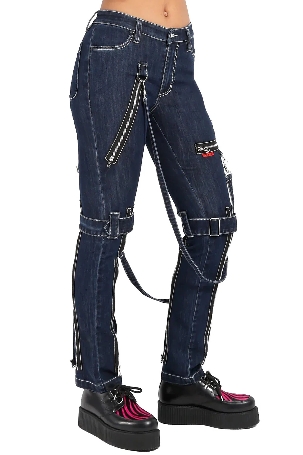 Tripp NYC Denim Bondage Pants - Image 6