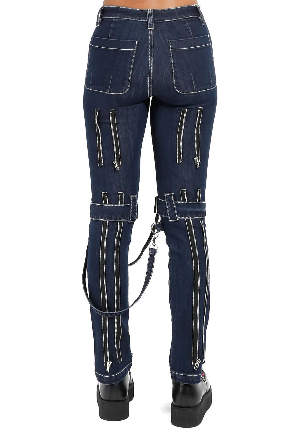 Tripp NYC Denim Bondage Pants - Image 7