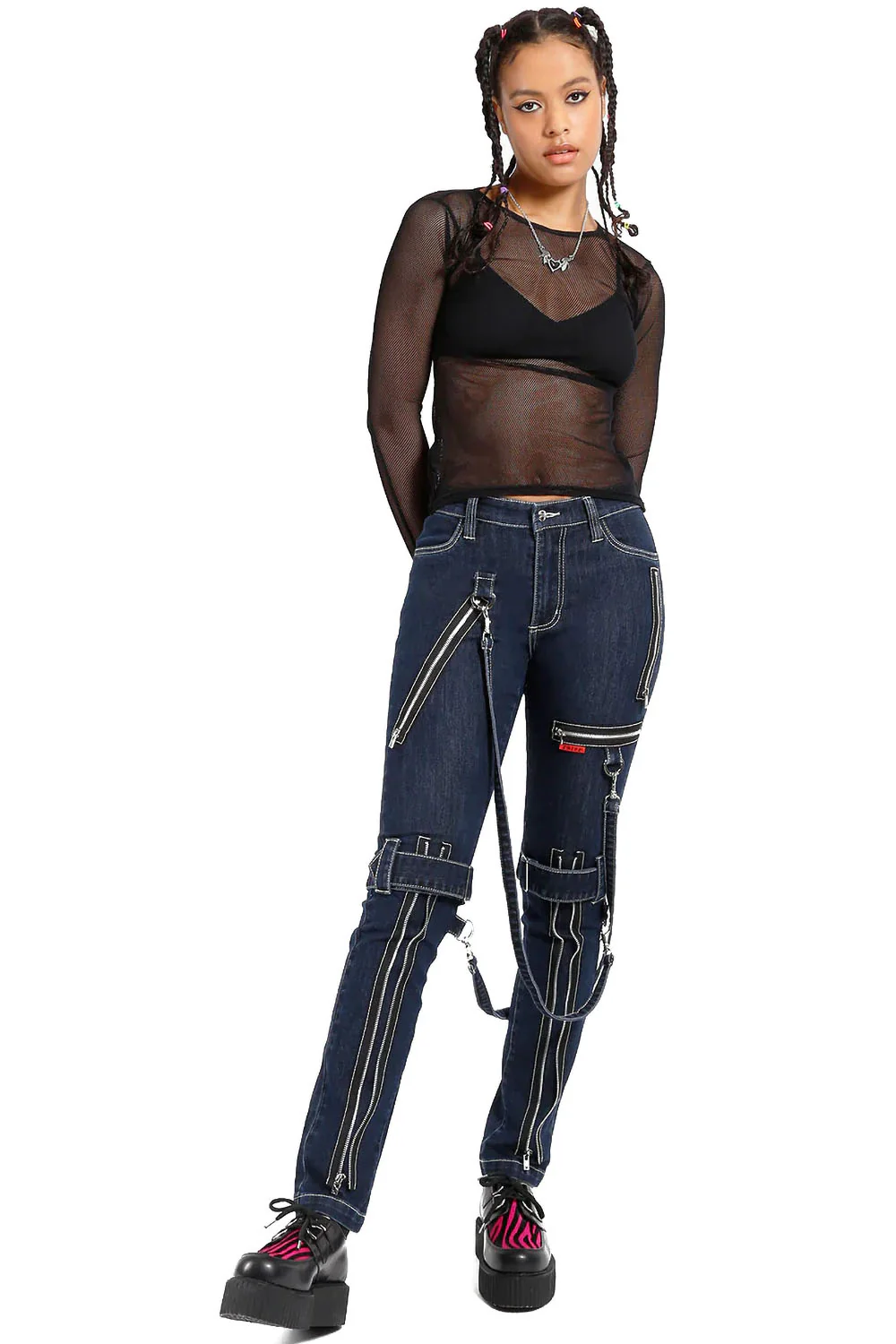 Tripp NYC Denim Bondage Pants - Image 8