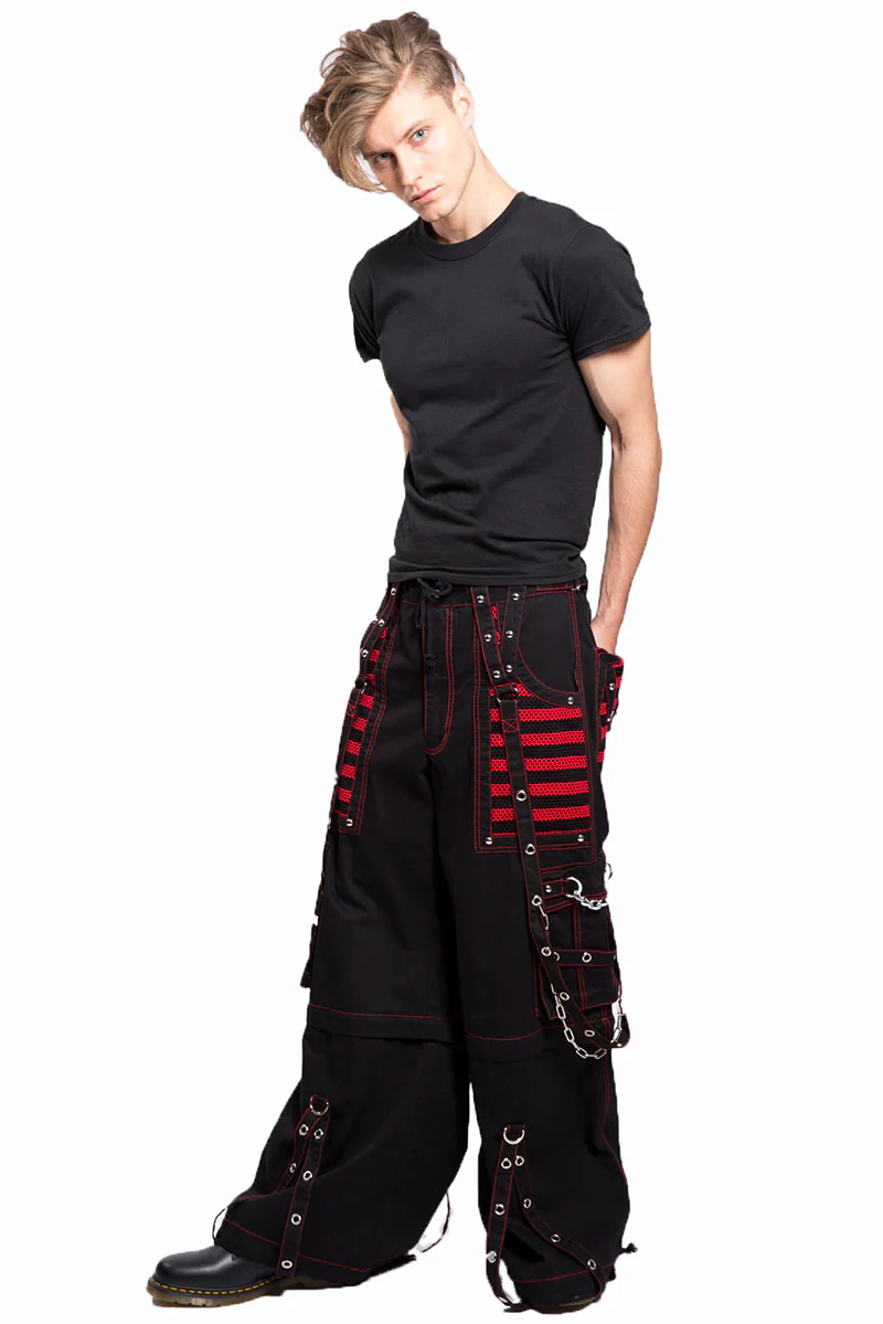 Tripp NYC Electro Pants [Black/Red] - Image 4