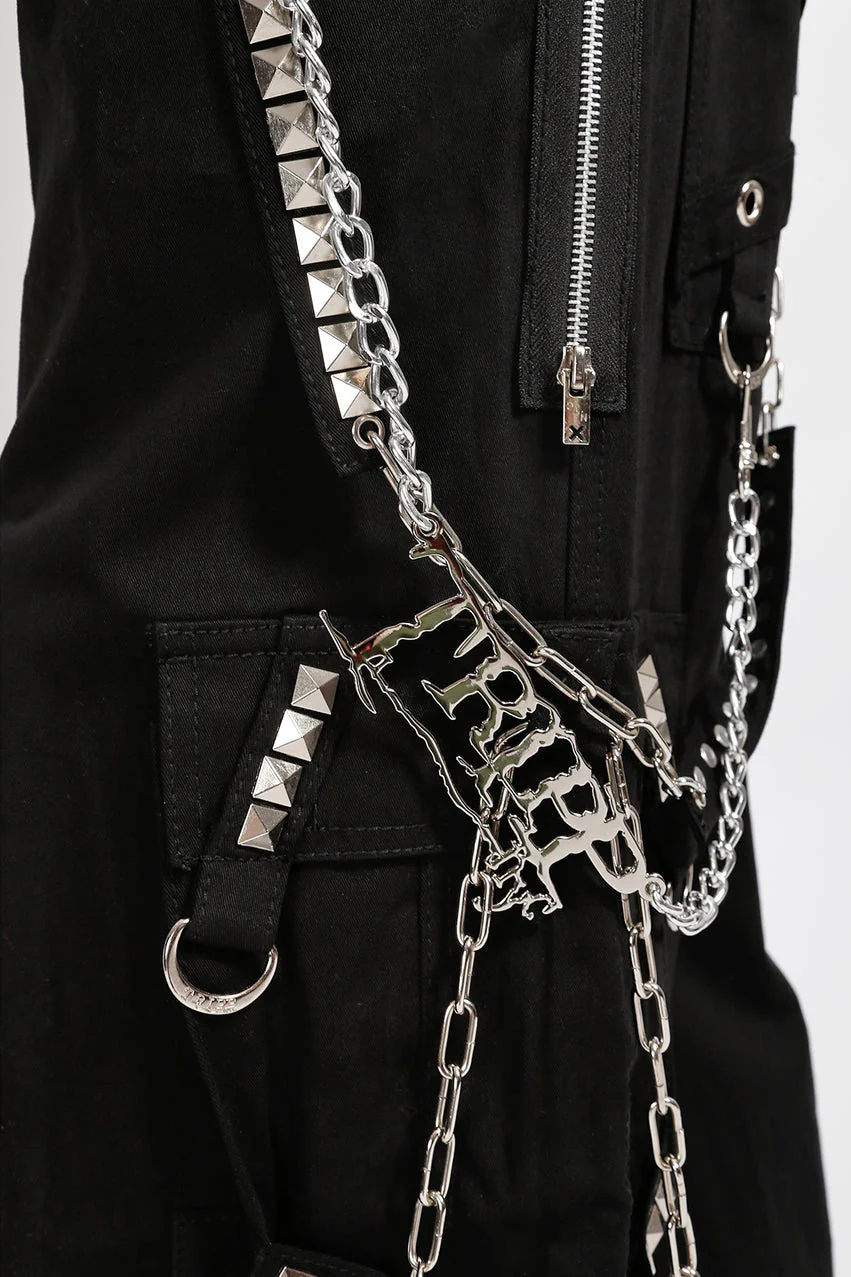 Tripp NYC Handcuff Pants [BLK/SILVER] - Image 6